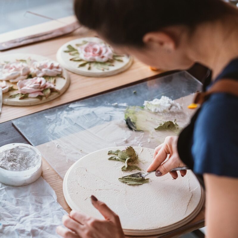 Epoxy resin art pouring