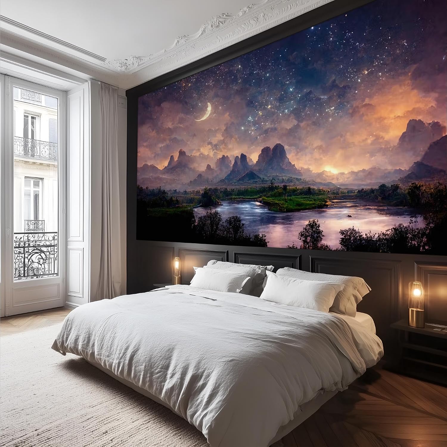 Floral Forest Peel-and-Stick Wall Mural, Large
