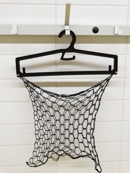 Wall-Mounted Wooden Coat Rack with Multiple Pegs